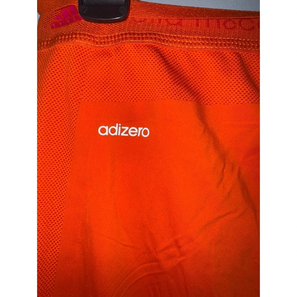 Stella McCartney Adidas Adizero lightweight orange‎ running leggings medium